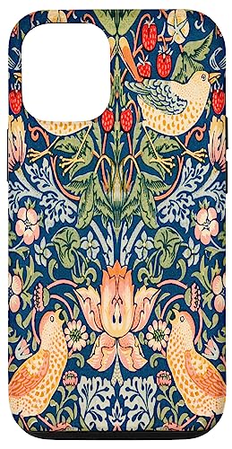 Hülle für iPhone 13 Pro William Morris Erdbeerdieb – Jugendstil von Vintage Revisited Press