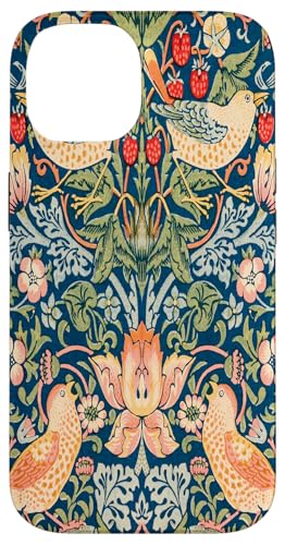 Hülle für iPhone 14 William Morris Erdbeerdieb – Jugendstil von Vintage Revisited Press
