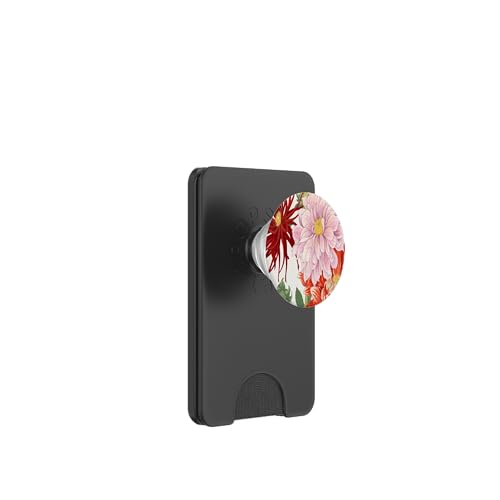 Japanische Woodblock Art Dahlie Blume PopSockets PopWallet für MagSafe Japanische Woodblock Art Dahlie Blume PopSockets PopWallet für MagSafe von Vintage Revisited Press