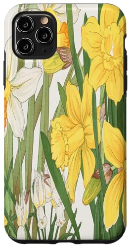 Japanische Woodblock Art Narzissen Hülle für iPhone 11 Pro Max Japanische Woodblock Art Narzissen Hülle für iPhone 11 Pro Max von Vintage Revisited Press