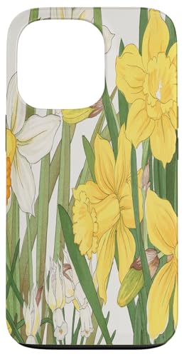 Japanische Woodblock Art Narzissen Hülle für iPhone 13 Pro Japanische Woodblock Art Narzissen Hülle für iPhone 13 Pro von Vintage Revisited Press