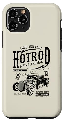 Hotrod Car Automotive Nostalgie Distressed Retro Design Hülle für iPhone 11 Pro Hotrod Car Automotive Nostalgie Distressed Retro Design Hülle für iPhone 11 Pro von Vintage Style Hotrod Car Retro Automotive Designs