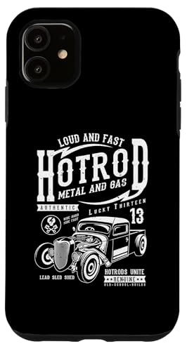 Hotrod Car Automotive Nostalgie Distressed Retro Design Hülle für iPhone 11 Hotrod Car Automotive Nostalgie Distressed Retro Design Hülle für iPhone 11 von Vintage Style Hotrod Car Retro Automotive Designs
