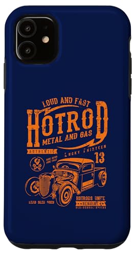 Hotrod Car Automotive Nostalgie Distressed Retro Design Hülle für iPhone 11 Hotrod Car Automotive Nostalgie Distressed Retro Design Hülle für iPhone 11 von Vintage Style Hotrod Car Retro Automotive Designs