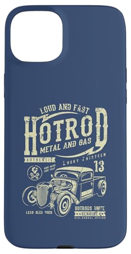 Hotrod Car Automotive Nostalgie Distressed Retro Design Hülle für iPhone 15 Plus Hotrod Car Automotive Nostalgie Distressed Retro Design Hülle für iPhone 15 Plus von Vintage Style Hotrod Car Retro Automotive Designs