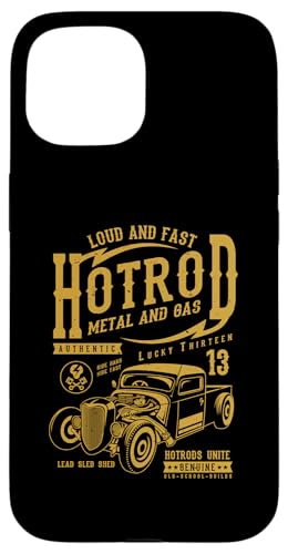 Hotrod Car Automotive Nostalgie Distressed Retro Design Hülle für iPhone 15 Hotrod Car Automotive Nostalgie Distressed Retro Design Hülle für iPhone 15 von Vintage Style Hotrod Car Retro Automotive Designs