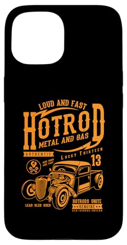 Hotrod Car Automotive Nostalgie Distressed Retro Design Hülle für iPhone 15 Hotrod Car Automotive Nostalgie Distressed Retro Design Hülle für iPhone 15 von Vintage Style Hotrod Car Retro Automotive Designs