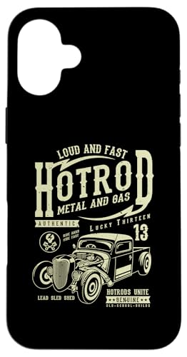Hotrod Car Automotive Nostalgie Distressed Retro Design Hülle für iPhone 16 Plus Hotrod Car Automotive Nostalgie Distressed Retro Design Hülle für iPhone 16 Plus von Vintage Style Hotrod Car Retro Automotive Designs