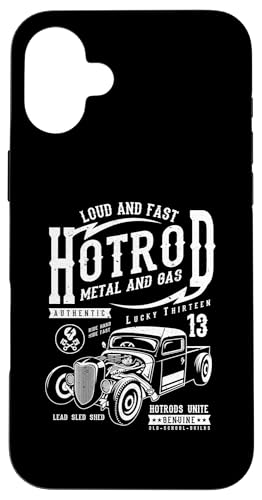 Hotrod Car Automotive Nostalgie Distressed Retro Design Hülle für iPhone 16 Plus Hotrod Car Automotive Nostalgie Distressed Retro Design Hülle für iPhone 16 Plus von Vintage Style Hotrod Car Retro Automotive Designs