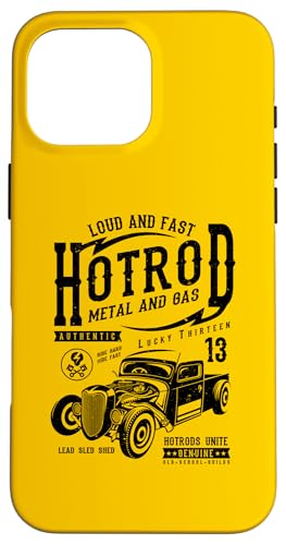 Hotrod Car Automotive Nostalgie Distressed Retro Design Hülle für iPhone 16 Pro Max Hotrod Car Automotive Nostalgie Distressed Retro Design Hülle für iPhone 16 Pro Max von Vintage Style Hotrod Car Retro Automotive Designs