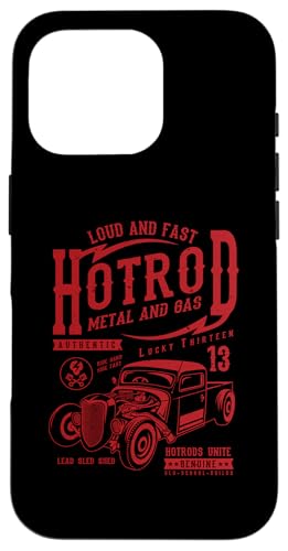 Hotrod Car Automotive Nostalgie Distressed Retro Design Hülle für iPhone 16 Pro Hotrod Car Automotive Nostalgie Distressed Retro Design Hülle für iPhone 16 Pro von Vintage Style Hotrod Car Retro Automotive Designs