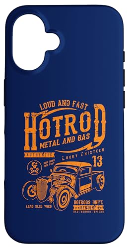 Hotrod Car Automotive Nostalgie Distressed Retro Design Hülle für iPhone 16 Hotrod Car Automotive Nostalgie Distressed Retro Design Hülle für iPhone 16 von Vintage Style Hotrod Car Retro Automotive Designs