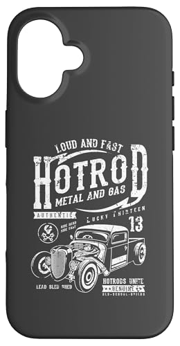 Hotrod Car Automotive Nostalgie Distressed Retro Design Hülle für iPhone 16 Hotrod Car Automotive Nostalgie Distressed Retro Design Hülle für iPhone 16 von Vintage Style Hotrod Car Retro Automotive Designs