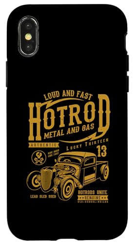 Hotrod Car Automotive Nostalgie Distressed Retro Design Hülle für iPhone X/XS Hotrod Car Automotive Nostalgie Distressed Retro Design Hülle für iPhone X/XS von Vintage Style Hotrod Car Retro Automotive Designs