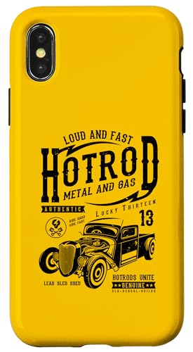 Hotrod Car Automotive Nostalgie Distressed Retro Design Hülle für iPhone X/XS Hotrod Car Automotive Nostalgie Distressed Retro Design Hülle für iPhone X/XS von Vintage Style Hotrod Car Retro Automotive Designs