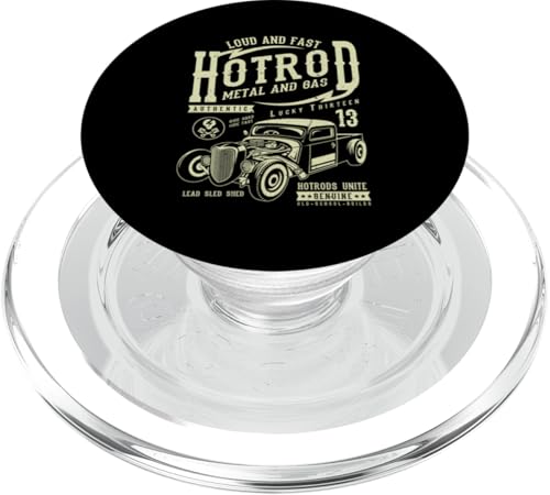 Hotrod Car Automotive Nostalgie Distressed Retro Design PopSockets PopGrip für MagSafe Hotrod Car Automotive Nostalgie Distressed Retro Design PopSockets PopGrip für MagSafe von Vintage Style Hotrod Car Retro Automotive Designs