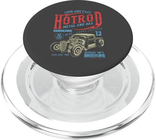 Hotrod Car Automotive Nostalgie Distressed Retro Design PopSockets PopGrip für MagSafe Hotrod Car Automotive Nostalgie Distressed Retro Design PopSockets PopGrip für MagSafe von Vintage Style Hotrod Car Retro Automotive Designs