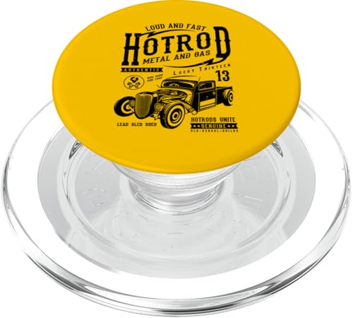 Hotrod Car Automotive Nostalgie Distressed Retro Design PopSockets PopGrip für MagSafe Hotrod Car Automotive Nostalgie Distressed Retro Design PopSockets PopGrip für MagSafe von Vintage Style Hotrod Car Retro Automotive Designs