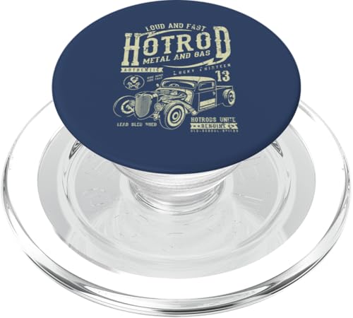 Hotrod Car Automotive Nostalgie Distressed Retro Design PopSockets PopGrip für MagSafe Hotrod Car Automotive Nostalgie Distressed Retro Design PopSockets PopGrip für MagSafe von Vintage Style Hotrod Car Retro Automotive Designs