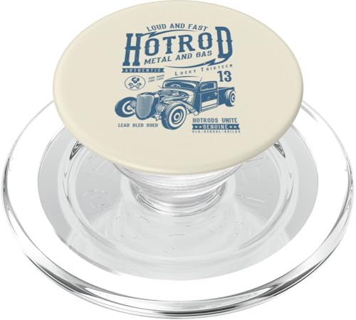 Hotrod Car Automotive Nostalgie Distressed Retro Design PopSockets PopGrip für MagSafe Hotrod Car Automotive Nostalgie Distressed Retro Design PopSockets PopGrip für MagSafe von Vintage Style Hotrod Car Retro Automotive Designs