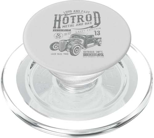 Hotrod Car Automotive Nostalgie Distressed Retro Design PopSockets PopGrip für MagSafe Hotrod Car Automotive Nostalgie Distressed Retro Design PopSockets PopGrip für MagSafe von Vintage Style Hotrod Car Retro Automotive Designs
