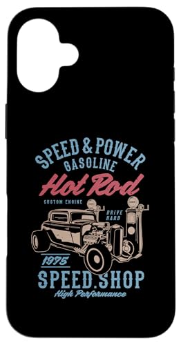 Hotrod Car Automotive Nostalgie Retro Vintage Style Design Hülle für iPhone 16 Plus Hotrod Car Automotive Nostalgie Retro Vintage Style Design Hülle für iPhone 16 Plus von Vintage Style Hotrod Car Retro Automotive Designs