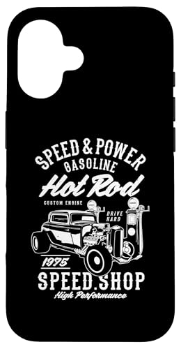Hotrod Car Automotive Nostalgie Retro Vintage Style Design Hülle für iPhone 16 Hotrod Car Automotive Nostalgie Retro Vintage Style Design Hülle für iPhone 16 von Vintage Style Hotrod Car Retro Automotive Designs