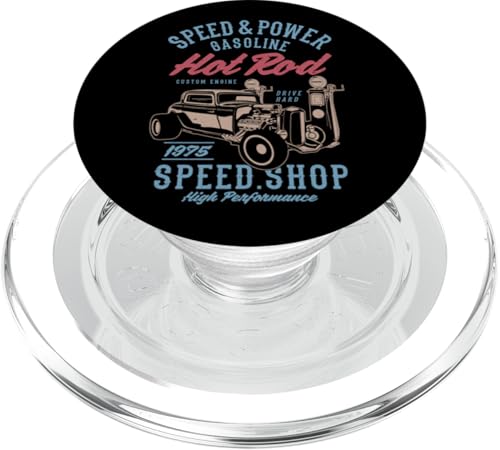 Hotrod Car Automotive Nostalgie Retro Vintage Style Design PopSockets PopGrip für MagSafe Hotrod Car Automotive Nostalgie Retro Vintage Style Design PopSockets PopGrip für MagSafe von Vintage Style Hotrod Car Retro Automotive Designs