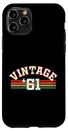 Vintage 1961 Geburtsjahr Cool Geburtstag Retro Regenbogen Linien Hülle für iPhone 11 Pro Vintage 1961 Geburtsjahr Cool Geburtstag Retro Regenbogen Linien Hülle für iPhone 11 Pro von Vintage Sunset Stripes Sports Lover Birthday