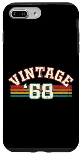 Vintage 1968 Geburtsjahr Cool Geburtstag Retro Regenbogen Linien Hülle für iPhone 7 Plus/8 Plus Vintage 1968 Geburtsjahr Cool Geburtstag Retro Regenbogen Linien Hülle für iPhone 7 Plus/8 Plus von Vintage Sunset Stripes Sports Lover Birthday