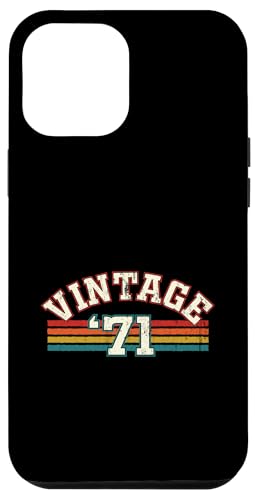 Vintage 1971 Geburtsjahr Cool Geburtstag Retro Regenbogen Linien Hülle für iPhone 12 Pro Max Vintage 1971 Geburtsjahr Cool Geburtstag Retro Regenbogen Linien Hülle für iPhone 12 Pro Max von Vintage Sunset Stripes Sports Lover Birthday