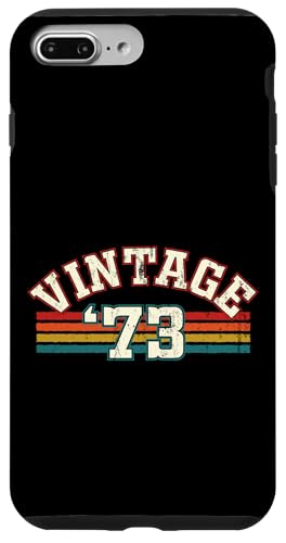 Vintage 1973 Geburtsjahr Cool Geburtstag Retro Regenbogen Linien Hülle für iPhone 7 Plus/8 Plus Vintage 1973 Geburtsjahr Cool Geburtstag Retro Regenbogen Linien Hülle für iPhone 7 Plus/8 Plus von Vintage Sunset Stripes Sports Lover Birthday