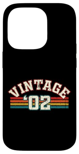 Vintage 2002 Geburtsjahr Cool Geburtstag Retro Regenbogen Linien Hülle für iPhone 14 Pro Vintage 2002 Geburtsjahr Cool Geburtstag Retro Regenbogen Linien Hülle für iPhone 14 Pro von Vintage Sunset Stripes Sports Lover Birthday