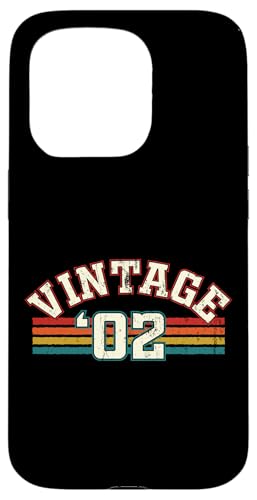 Vintage 2002 Geburtsjahr Cool Geburtstag Retro Regenbogen Linien Hülle für iPhone 15 Pro Vintage 2002 Geburtsjahr Cool Geburtstag Retro Regenbogen Linien Hülle für iPhone 15 Pro von Vintage Sunset Stripes Sports Lover Birthday