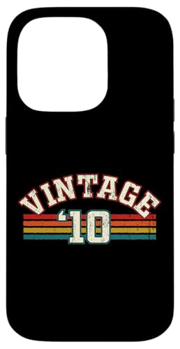 Vintage 2010 Geburtsjahr Cool Geburtstag Retro Regenbogen Linien Hülle für iPhone 14 Pro Vintage 2010 Geburtsjahr Cool Geburtstag Retro Regenbogen Linien Hülle für iPhone 14 Pro von Vintage Sunset Stripes Sports Lover Birthday