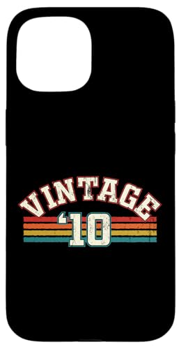 Vintage 2010 Geburtsjahr Cool Geburtstag Retro Regenbogen Linien Hülle für iPhone 15 Vintage 2010 Geburtsjahr Cool Geburtstag Retro Regenbogen Linien Hülle für iPhone 15 von Vintage Sunset Stripes Sports Lover Birthday