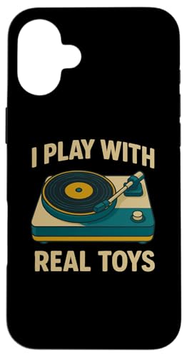 Retro Vinyl Schallplatte – I Play With Real Toys Vinyl LP Schallplatte Hülle für iPhone 16 Plus Retro Vinyl Schallplatte – I Play With Real Toys Vinyl LP Schallplatte Hülle für iPhone 16 Plus von Vintage Vinyl Records Lover Gifts