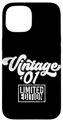 Limitierte Auflage – Vintage 2001 Hülle für iPhone 15 Limitierte Auflage – Vintage 2001 Hülle für iPhone 15 von Vintage Year of Birth Gifts Apparel & Accessories