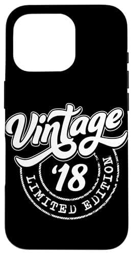 Limitierte Auflage – Vintage 2018 Hülle für iPhone 16 Pro Limitierte Auflage – Vintage 2018 Hülle für iPhone 16 Pro von Vintage Year of Birth Gifts Apparel & Accessories