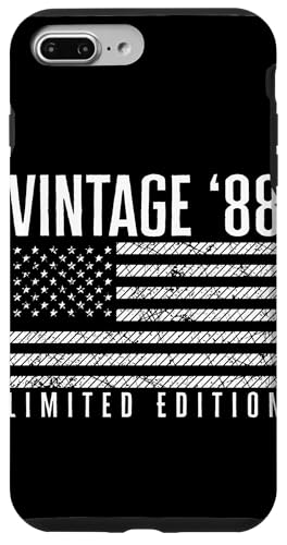 US-amerikanische Flagge, limitierte Auflage, Vintage 1988 Hülle für iPhone 7 Plus/8 Plus US-amerikanische Flagge, limitierte Auflage, Vintage 1988 Hülle für iPhone 7 Plus/8 Plus von Vintage Year of Birth Gifts Apparel & Accessories