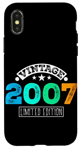 US-amerikanische Flagge, limitierte Auflage, Vintage 2007 Hülle für iPhone X/XS US-amerikanische Flagge, limitierte Auflage, Vintage 2007 Hülle für iPhone X/XS von Vintage Year of Birth Gifts Apparel & Accessories