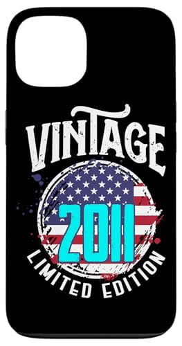 US-amerikanische Flagge, limitierte Auflage, Vintage 2011 Hülle für iPhone 13 US-amerikanische Flagge, limitierte Auflage, Vintage 2011 Hülle für iPhone 13 von Vintage Year of Birth Gifts Apparel & Accessories