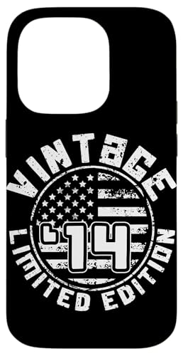 US-amerikanische Flagge, limitierte Auflage, Vintage 2014 Hülle für iPhone 14 Pro US-amerikanische Flagge, limitierte Auflage, Vintage 2014 Hülle für iPhone 14 Pro von Vintage Year of Birth Gifts Apparel & Accessories