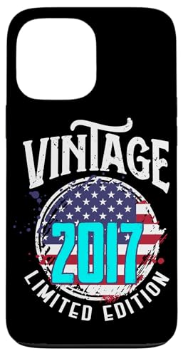US-amerikanische Flagge, limitierte Auflage, Vintage 2017 Hülle für iPhone 13 Pro Max US-amerikanische Flagge, limitierte Auflage, Vintage 2017 Hülle für iPhone 13 Pro Max von Vintage Year of Birth Gifts Apparel & Accessories