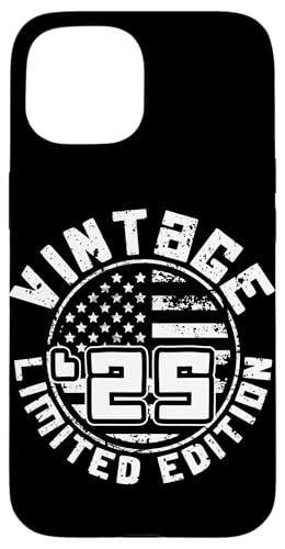 US-amerikanische Flagge, limitierte Auflage – Vintage 2025 Hülle für iPhone 15 US-amerikanische Flagge, limitierte Auflage – Vintage 2025 Hülle für iPhone 15 von Vintage Year of Birth Gifts Apparel & Accessories