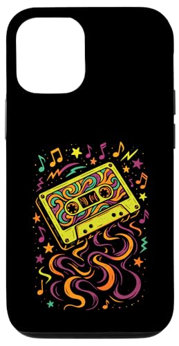 Retro Rock Roll Vinyl Schallplatte Musik Hülle für iPhone 12/12 Pro von Vintage-retro Kasette