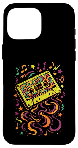 Retro Rock Roll Vinyl Schallplatte Musik Hülle für iPhone 16 Pro Max Retro Rock Roll Vinyl Schallplatte Musik Hülle für iPhone 16 Pro Max von Vintage-retro Kasette
