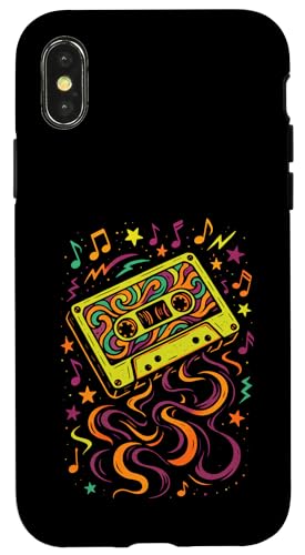 Retro Rock Roll Vinyl Schallplatte Musik Hülle für iPhone X/XS Retro Rock Roll Vinyl Schallplatte Musik Hülle für iPhone X/XS von Vintage-retro Kasette
