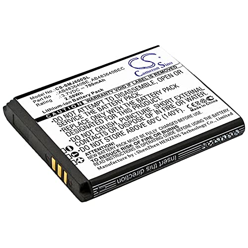 3,7 V Akku für Samsung AB483640BU, GT-C3053, S7350, BST3108BC, AB483640BE, SGH-J608 3,7 V Akku für Samsung AB483640BU, GT-C3053, S7350, BST3108BC, AB483640BE, SGH-J608 von Vintrons
