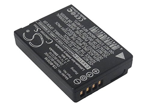 Akku für Panasonic Lumix DMC-TZ7EG-S, 3.7V, 890mAh, Li-ion von Vintrons